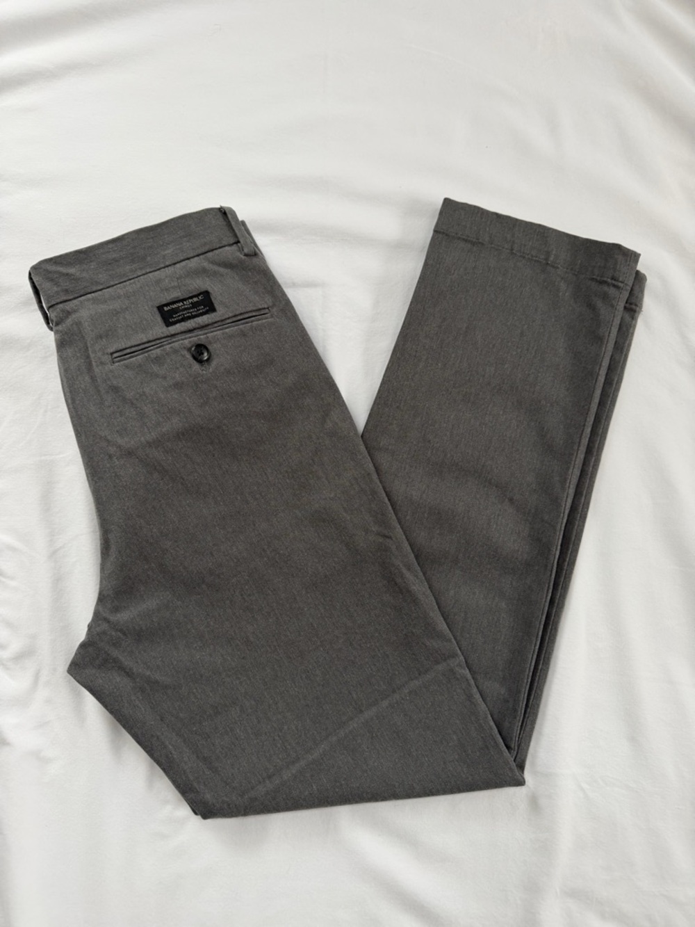 Banana Republic Men's Charcoal Gray Dress Pants